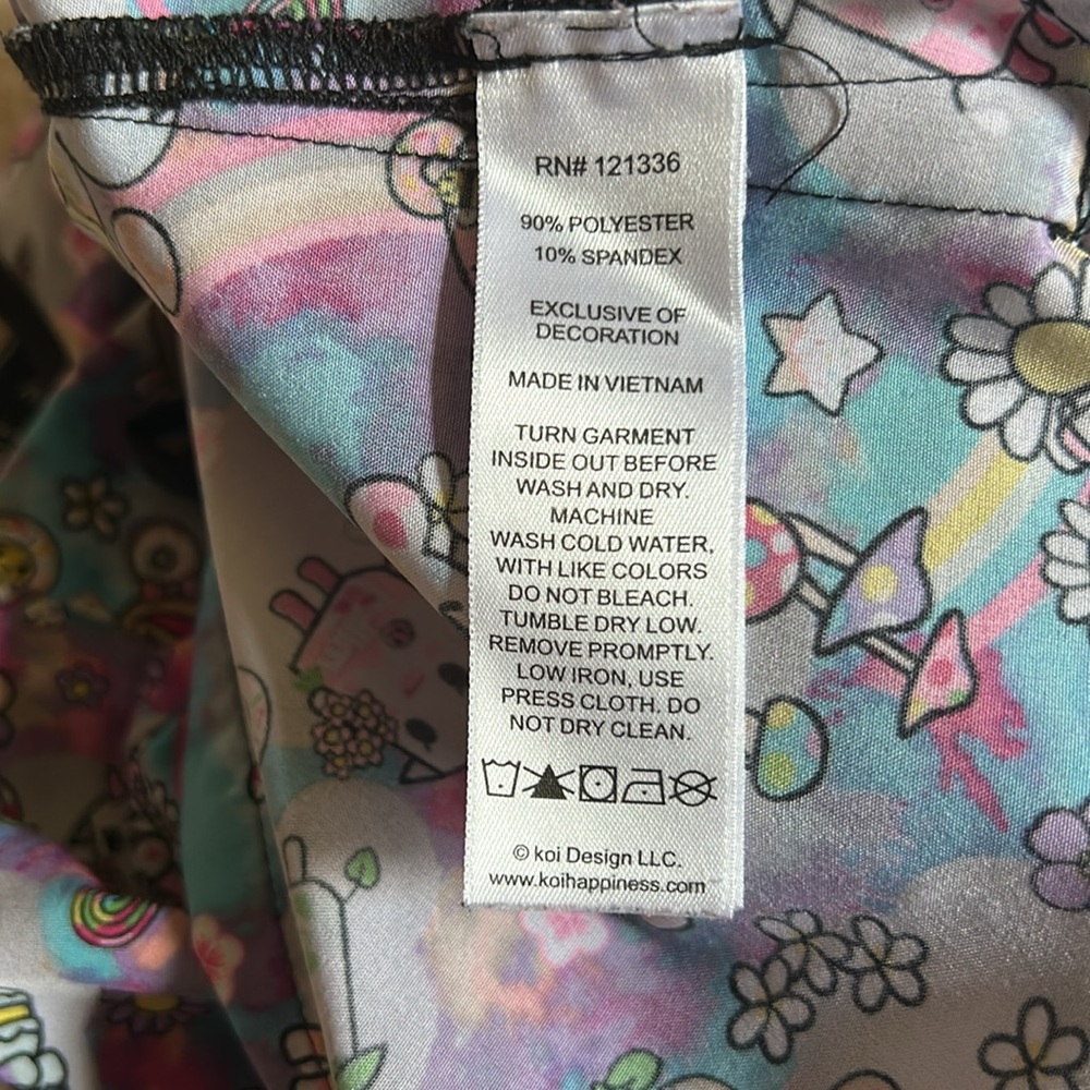 Tokidoki by Koi Cartoon Print Top - Picture 4 of 4
